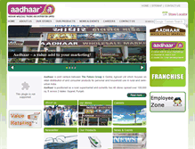 Tablet Screenshot of aadhaarwholesale.com